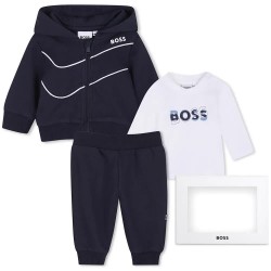 BOSS J53307 set - Blue (Marine) детски,екипи,детски,облекла,за,момчета,boss,j53307,set,blue,(marine)