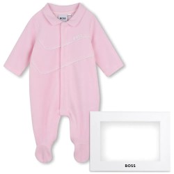 Пижама BOSS J53321 long sleeve pyjama - Pink (Bloom Festival) пижама,детски,пижами,boss,j53321,long,sleeve,pyjama,pink,(bloom,festival)