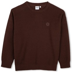 Блуза BOSS J53392 sweater - Brown (Brown) блуза,мъжки,пуловери,дамски,пуловери,boss,j53392,sweater,brown,(brown)