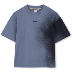 Тениска BOSS J53515 short sleeve T-shirt - Blue (Lavender Blue) тениска,мъжки,тениски,дамски,тениски,boss,j53515,short,sleeve,t,shirt,blue,(lavender,blue)