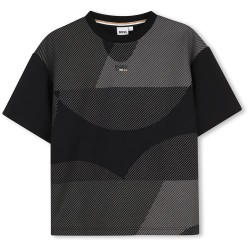 Тениска BOSS J53516 short sleeve T-shirt - Black (Black) тениска,мъжки,тениски,дамски,тениски,boss,j53516,short,sleeve,t,shirt,black,(black)