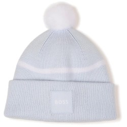 юношеска,шапка,всички,шапки,boss,j53566,junior,beanie,blue,(sky,blue)