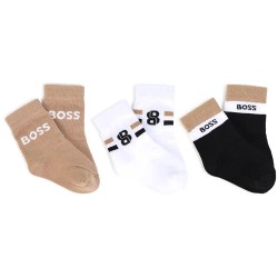Чорапи BOSS J53578 socks 3 pairs - Multicolor (Black) чорапи,мъжки,чорапи,дамски,чорапи,boss,j53578,socks,3,pairs,multicolor,(black)