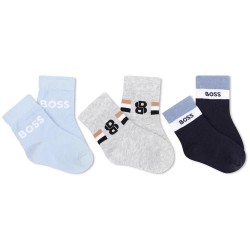 Чорапи BOSS J53578 socks 3 pairs - Multicolor (Marine) чорапи,мъжки,чорапи,дамски,чорапи,boss,j53578,socks,3,pairs,multicolor,(marine)