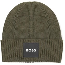 Юношеска шапка BOSS J53583 junior beanie - Green (Olive Night) юношеска,шапка,всички,шапки,boss,j53583,junior,beanie,green,(olive,night)
