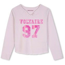 Тениска Zadig & voltaire X60795 long sleeve T-shirt - Pink (Pastel Pink) тениска,мъжки,тениски,дамски,тениски,zadig,&,voltaire,x60795,long,sleeve,t,shirt,pink,(pastel,pink)
