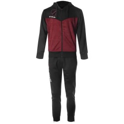 Анцуг Givova Visa Melange tracksuit refurbished - Grey (Burgundy / Black) анцуг,мъжки,анцузи,givova,visa,melange,tracksuit,refurbished,grey,(burgundy,black)