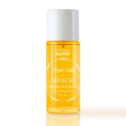 хигиена,тяло,saphir,beach,pistachio&caramel,mist,100ml,yellow,(multicolor)