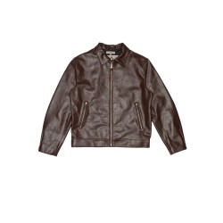 Яке Nudie jeans Eddy Rider leather jacket - Black (Burgundy) яке,мъжки,якета,дамски,якета,и,палта,nudie,jeans,eddy,rider,leather,jacket,black,(burgundy)