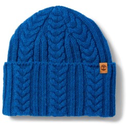 Шапка Timberland Cable beanie - Blue (Surf The Web) шапка,всички,шапки,timberland,cable,beanie,blue,(surf,the,web)