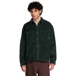 Риза с дълъг ръкав Timberland Corduroy Overshirt long sleeve shirt - Green (Scarab) риза,с,дълъг,ръкав,дамски,ризи,мъжки,ризи,timberland,corduroy,overshirt,long,sleeve,shirt,green,(scarab)