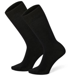 Чорапи Timberland Flat Knit Dress long socks 2 pairs - Black (Black) чорапи,мъжки,чорапи,дамски,чорапи,timberland,flat,knit,dress,long,socks,2,pairs,black,(black)