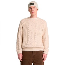 блуза,мъжки,пуловери,дамски,пуловери,timberland,phillips,brook,cable,cotton,blend,crew,sweater,beige,(light,oatmeal,heather)