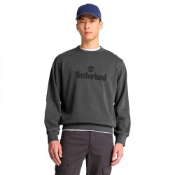 блуза,мъжки,пуловери,timberland,south,cabot,gd,lb,print,crew,sweatshirt,grey,(black,washed)
