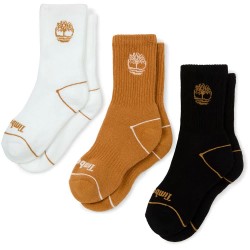 Чорапи Timberland Tree Logo crew socks 3 pairs - Multicolor (Wheat) чорапи,мъжки,чорапи,дамски,чорапи,timberland,tree,logo,crew,socks,3,pairs,multicolor,(wheat)