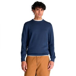 блуза,мъжки,пуловери,дамски,пуловери,timberland,williams,river,cotton,crew,sweater,blue,(dark,shapphire)