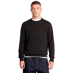 блуза,мъжки,пуловери,дамски,пуловери,timberland,williams,river,cotton,crew,sweater,black,(black)
