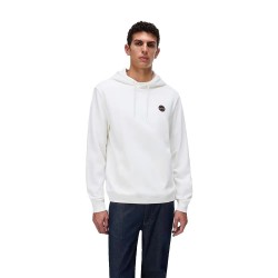 Суичър Napapijri B-Badge hoodie - White (White Heron) суичър,мъжки,пуловери,napapijri,b,badge,hoodie,white,(white,heron)