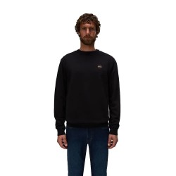 Блуза Napapijri Badge Crew sweatshirt - Black (Black Beauty) блуза,мъжки,пуловери,napapijri,badge,crew,sweatshirt,black,(black,beauty)
