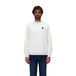 Блуза Napapijri Badge Crew sweatshirt - White (White Heron) блуза,мъжки,пуловери,napapijri,badge,crew,sweatshirt,white,(white,heron)