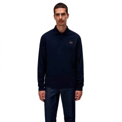 Napapijri Badge long sleeve polo - Blue (Blu Marine) дамски,блузи,с,яка,мъжки,блузи,с,яка,napapijri,badge,long,sleeve,polo,blue,(blu,marine)