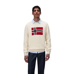 Блуза Napapijri D-Mura C sweater - Beige (Beige Dimity) блуза,мъжки,пуловери,дамски,пуловери,napapijri,d,mura,c,sweater,beige,(beige,dimity)
