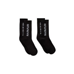 Чорапи Napapijri Hoku Socks 2 long socks - Black (Black Beauty) чорапи,мъжки,чорапи,дамски,чорапи,napapijri,hoku,socks,2,long,socks,black,(black,beauty)