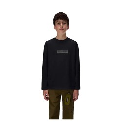 Тениска Napapijri New Box Logo long sleeve T-shirt - Black (Black Beauty) тениска,мъжки,тениски,дамски,тениски,napapijri,new,box,logo,long,sleeve,t,shirt,black,(black,beauty)