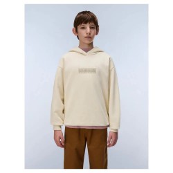 Блуза Napapijri New Box Logo sweatshirt - Beige (Putty) блуза,детски,блузи,napapijri,new,box,logo,sweatshirt,beige,(putty)
