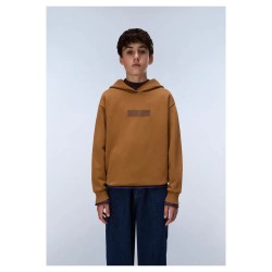 Блуза Napapijri New Box Logo sweatshirt - Brown (Rubber) блуза,детски,блузи,napapijri,new,box,logo,sweatshirt,brown,(rubber)