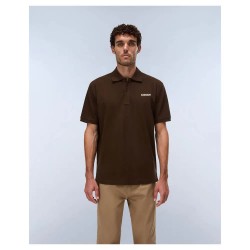 дамски,блузи,с,яка,мъжки,блузи,с,яка,napapijri,small,box,short,sleeve,polo,brown,(demitasse)