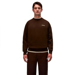 Блуза Napapijri Teza Crew sweatshirt - Brown (Demitasse) блуза,мъжки,пуловери,napapijri,teza,crew,sweatshirt,brown,(demitasse)
