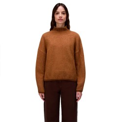 Блуза Napapijri Yama high neck sweater - Brown (Rubber) блуза,мъжки,пуловери,дамски,пуловери,napapijri,yama,high,neck,sweater,brown,(rubber)