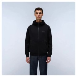 Блуза Napapijri Yourte full zip sweatshirt - Black (Black Beauty) блуза,мъжки,пуловери,napapijri,yourte,full,zip,sweatshirt,black,(black,beauty)