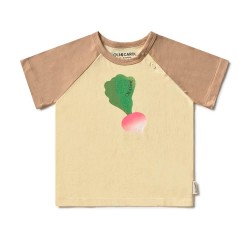 Тениска Oli&carol Ramona The Radish short sleeve T-shirt - Beige (Multicolor) тениска,мъжки,тениски,дамски,тениски,oli&carol,ramona,the,radish,short,sleeve,t,shirt,beige,(multicolor)