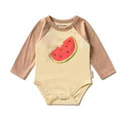 Oli&carol Wally The Watermelon body - Beige (Multicolor) детски,облекла,за,момчета,oli&carol,wally,the,watermelon,body,beige,(multicolor)