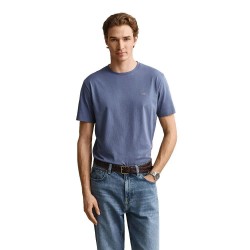 Тениска Gant 2003184 short sleeve T-shirt - Blue (Blue Horizon) тениска,мъжки,тениски,дамски,тениски,gant,2003184,short,sleeve,t,shirt,blue,(blue,horizon)
