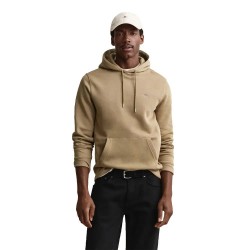 Суичър Gant 2007058 hoodie - Beige (Faded Taupe) суичър,мъжки,пуловери,gant,2007058,hoodie,beige,(faded,taupe)