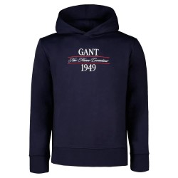 суичър,мъжки,пуловери,gant,2067157,hoodie,blue,(evening,blue)