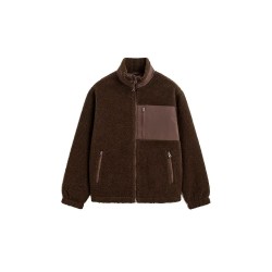 Яке Gant 2067182 Fleece jacket - Brown (Shadow Brown) яке,мъжки,якета,дамски,якета,и,палта,gant,2067182,fleece,jacket,brown,(shadow,brown)