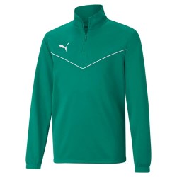 Блуза Puma TeamRise half zip sweatshirt - Green (Pepper Green / White) блуза,детски,блузи,puma,teamrise,half,zip,sweatshirt,green,(pepper,green,white)