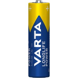 батерии,varta,longlife,power,aa,lr06,alkaline,batteries,10,units,clear,(multicolor)
