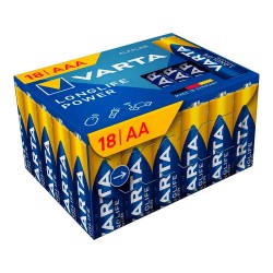 Varta Longlife Power Big Box AA-LR06 alkaline batteries 18 units - Blue (Multicolor) батерии,varta,longlife,power,big,box,aa,lr06,alkaline,batteries,18,units,blue,(multicolor)