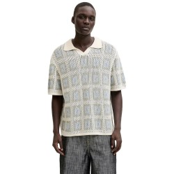 Jack & jones Aiden short sleeve polo - White (Sea Salt / Seagrass/Cashmere Blue) дамски,блузи,с,яка,мъжки,блузи,с,яка,jack,&,jones,aiden,short,sleeve,polo,white,(sea,salt,seagrass,cashmere,blue)
