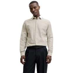 Риза с дълъг ръкав Jack & jones Blaparker Heather Premium long sleeve shirt - Beige (Ancient Scroll) риза,с,дълъг,ръкав,дамски,ризи,мъжки,ризи,jack,&,jones,blaparker,heather,premium,long,sleeve,shirt,beige,(ancient,scroll)