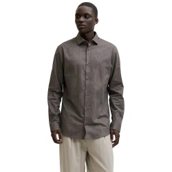 Риза с дълъг ръкав Jack & jones Blaparker Heather Premium long sleeve shirt - Grey (Morel) риза,с,дълъг,ръкав,дамски,ризи,мъжки,ризи,jack,&,jones,blaparker,heather,premium,long,sleeve,shirt,grey,(morel)