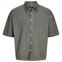 Риза с къс ръкав Jack & jones Overdyed Plus Size short sleeve shirt - Grey (Vapor Blue / Overdye) риза,с,къс,ръкав,дамски,ризи,мъжки,ризи,jack,&,jones,overdyed,plus,size,short,sleeve,shirt,grey,(vapor,blue,overdye)