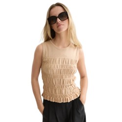 Тениска Scotch & soda U9A01768T sleeveless T-shirt - Beige (Shifting Sand) тениска,мъжки,тениски,дамски,тениски,scotch,&,soda,u9a01768t,sleeveless,t,shirt,beige,(shifting,sand)