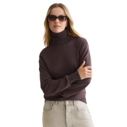 Блуза Scotch & soda U9B01800T high neck sweater - Brown (Shale) блуза,мъжки,пуловери,дамски,пуловери,scotch,&,soda,u9b01800t,high,neck,sweater,brown,(shale)