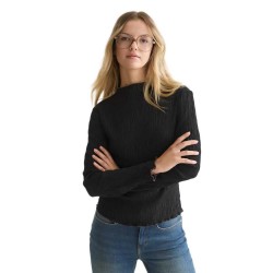 Scotch & soda U9B01803T long sleeve blouse - Black (Meteorite) дамски,блузи,scotch,&,soda,u9b01803t,long,sleeve,blouse,black,(meteorite)